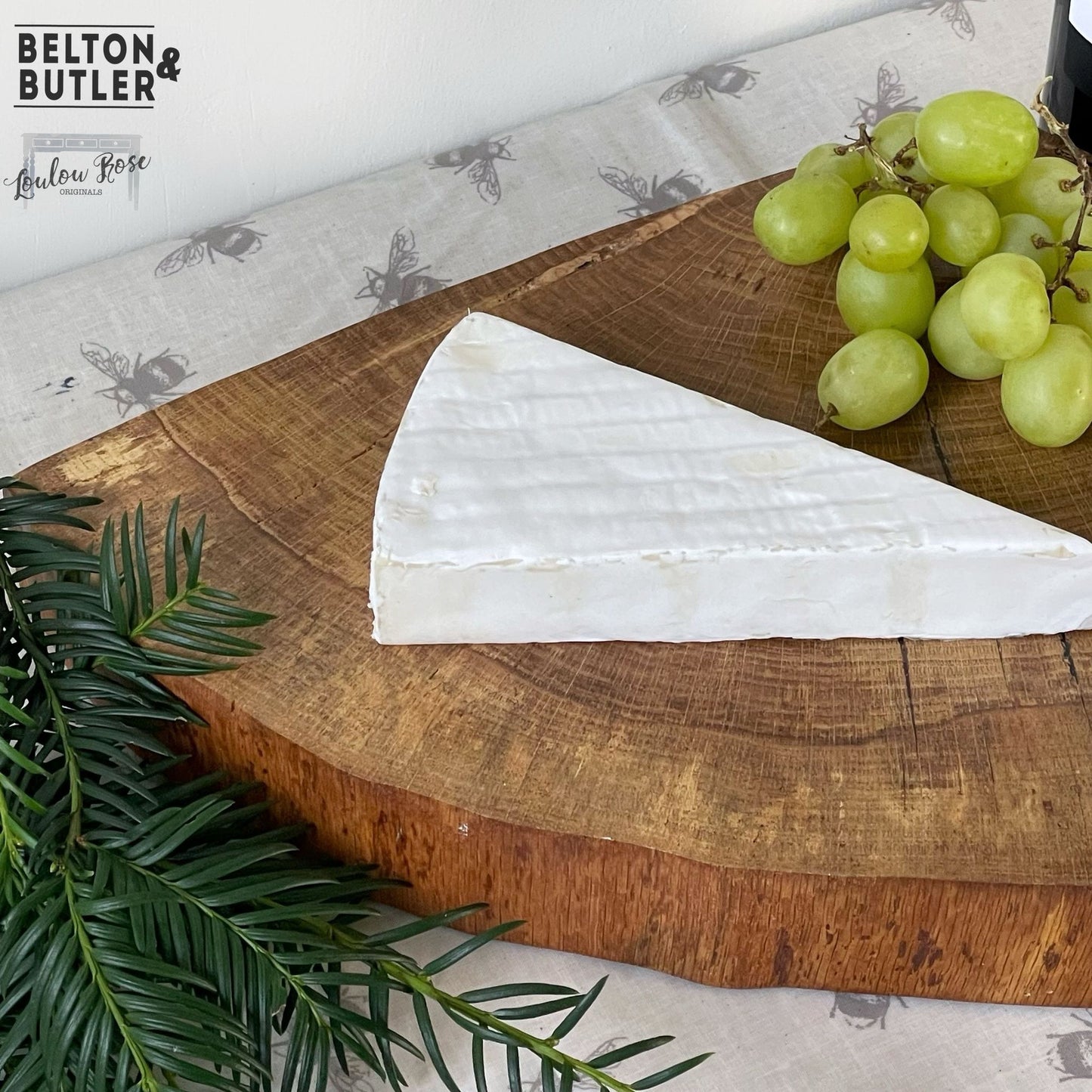 Oak Slice Cheese and Bread Board
