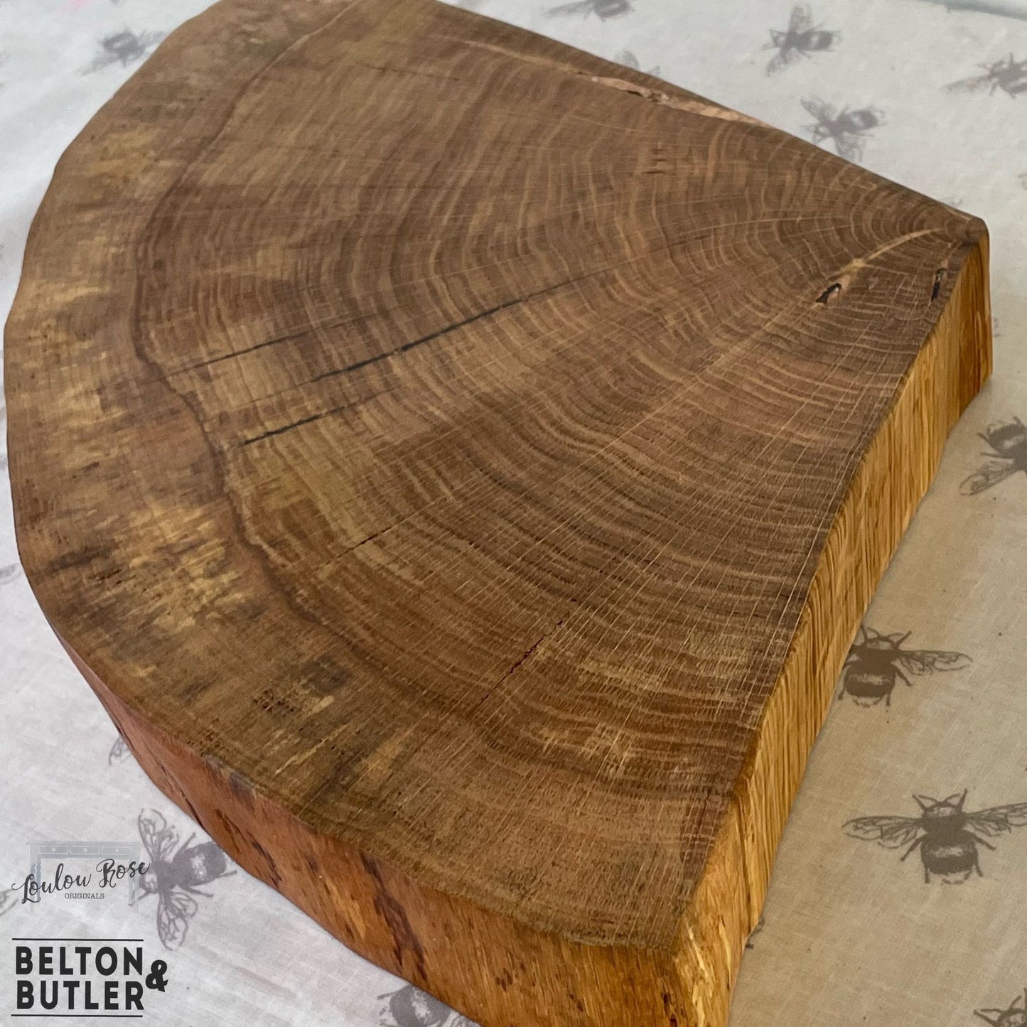 Oak Slice Cheese and Bread Board